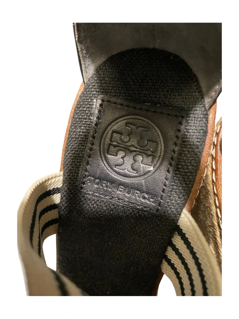 Tory Burch Frida Wedge Espadrille Sandals Sz 8.5 M